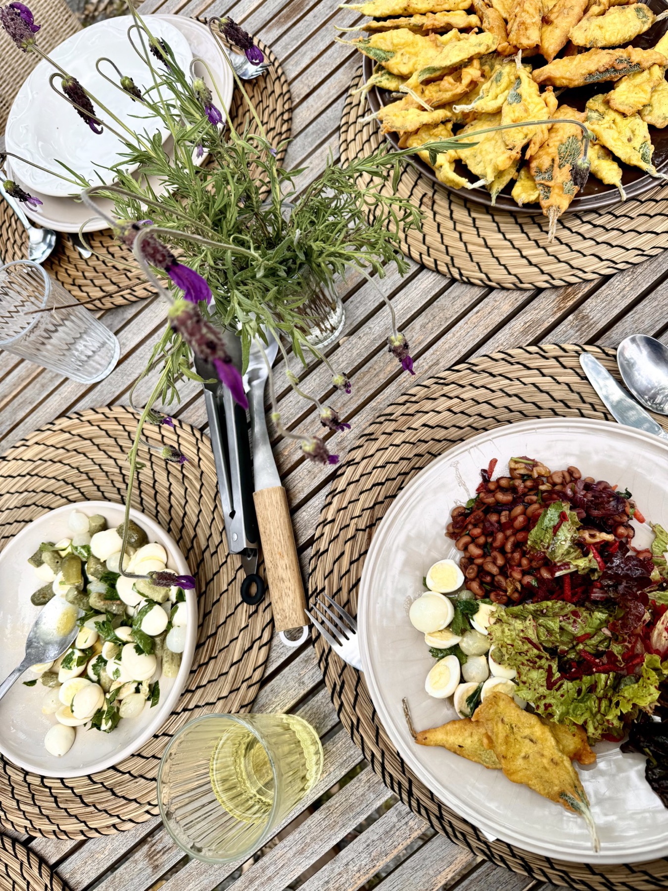 From the Neos garden to the table — grown, harvested and cooked on the land